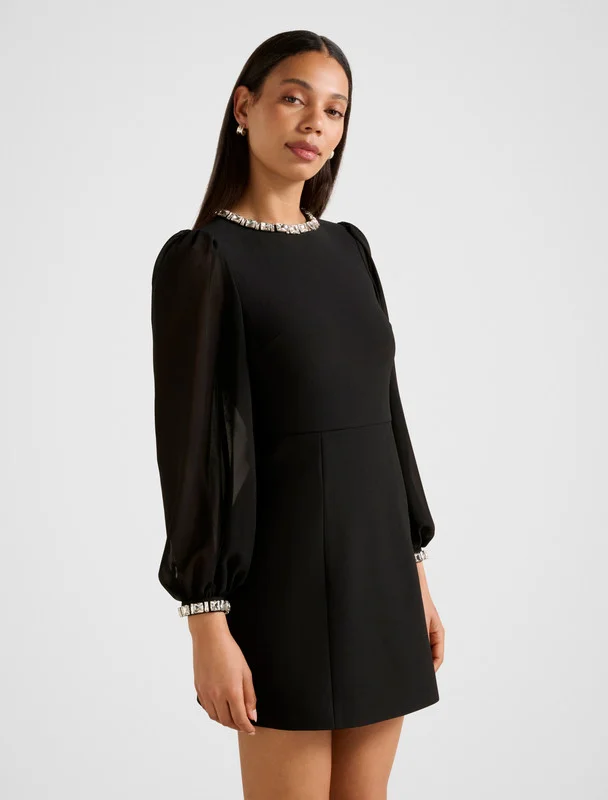 forever new  INDIANA Embellished Mini Dress for Women | Best Price UAE
